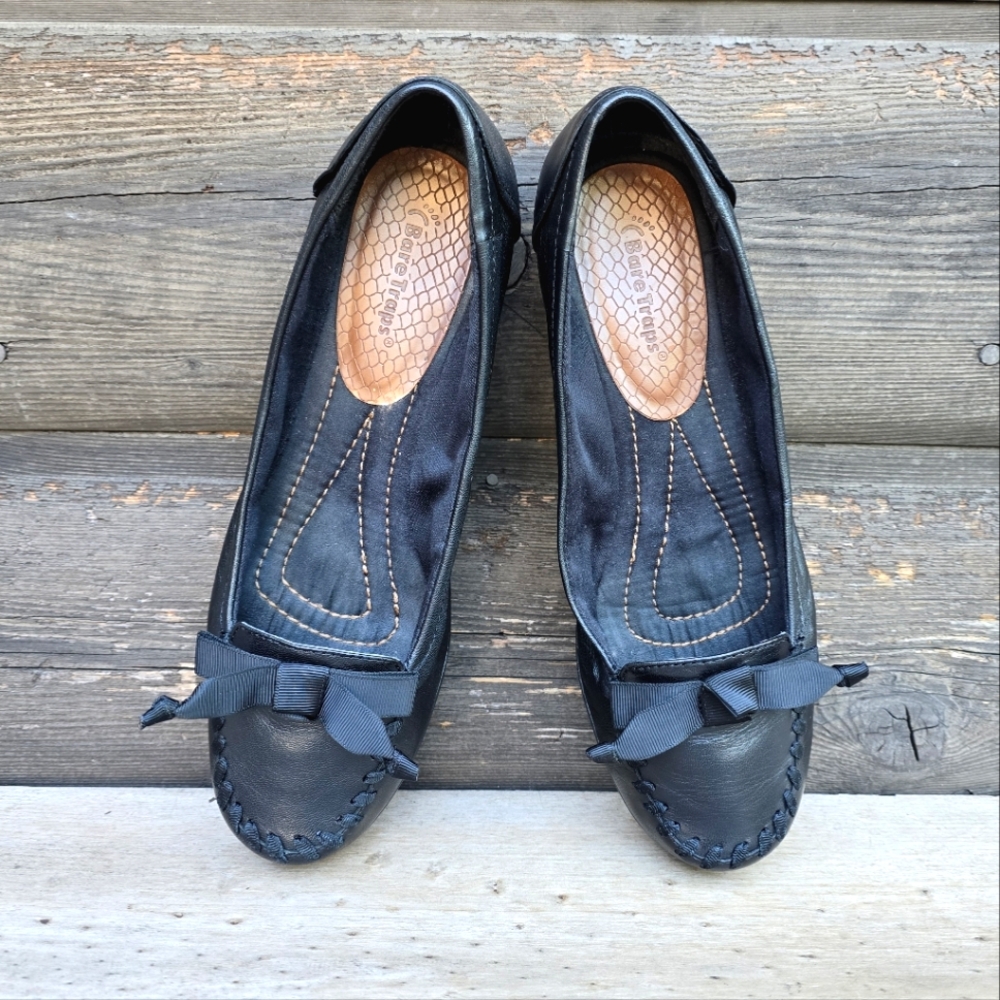 BareTraps Camara Y2K Feminine Minimalist Leather Ribbon Comfort Ballet Flats 10M - Picture 6 of 16